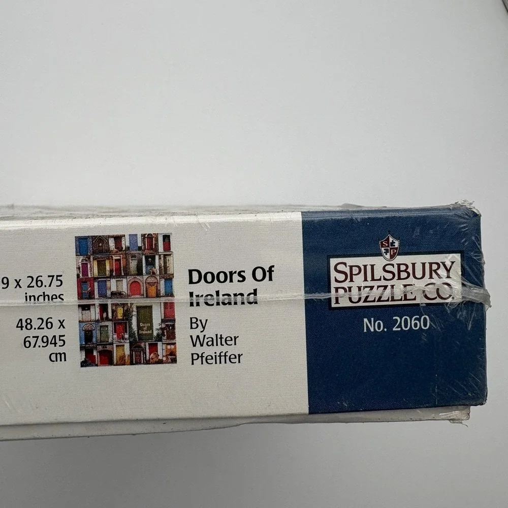 Vintage Spilsbury Doors Of Ireland 1000 Piece Jigsaw Puzzle‎ 1996 Sealed Collage
